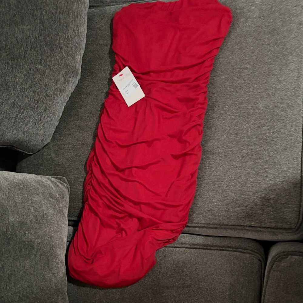 Saige & Rose Boutique Red Strapless Dress